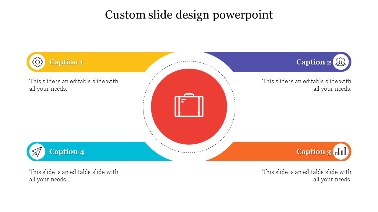 Multicolor Custom Slide Design PowerPoint Template